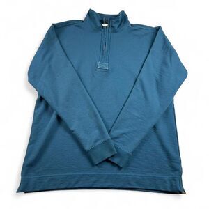 Gear Blue Quarter Zip Sweatshirt Men’s Size M Pullover Golf Athleisure